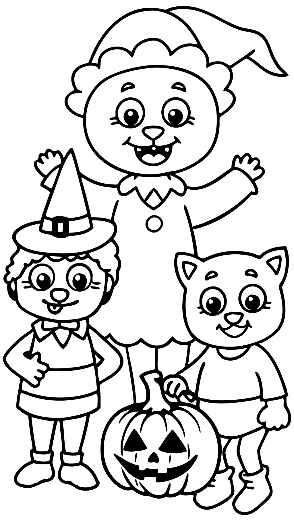 bluey coloring pages halloween